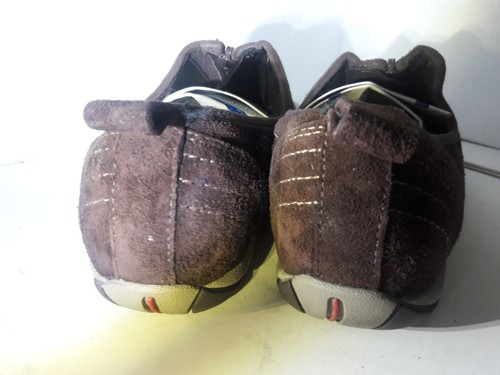 MERRELL BARRADO PELLE CASTAGNO ZIP-FRONT scarpe running donna tg 10 - Foto 4 di 8