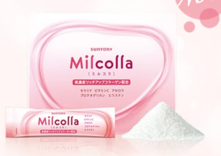 SUNTORY Milcolla Polvo 30 Barra NUEVO Tipo 30 Días Bebida Colágeno Japón NUEVO Foto 2 de 4