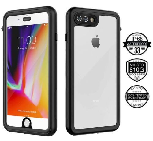 For iPhone 7 8 Plus Waterproof Dirtproof Shockproof Case Cover Screen Protector - Picture 1 of 10