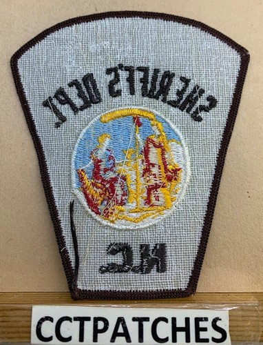 NORTH CAROLINA SHERIFF (POLICE) SHOULDER PATCH NC - Picture 2 of 2