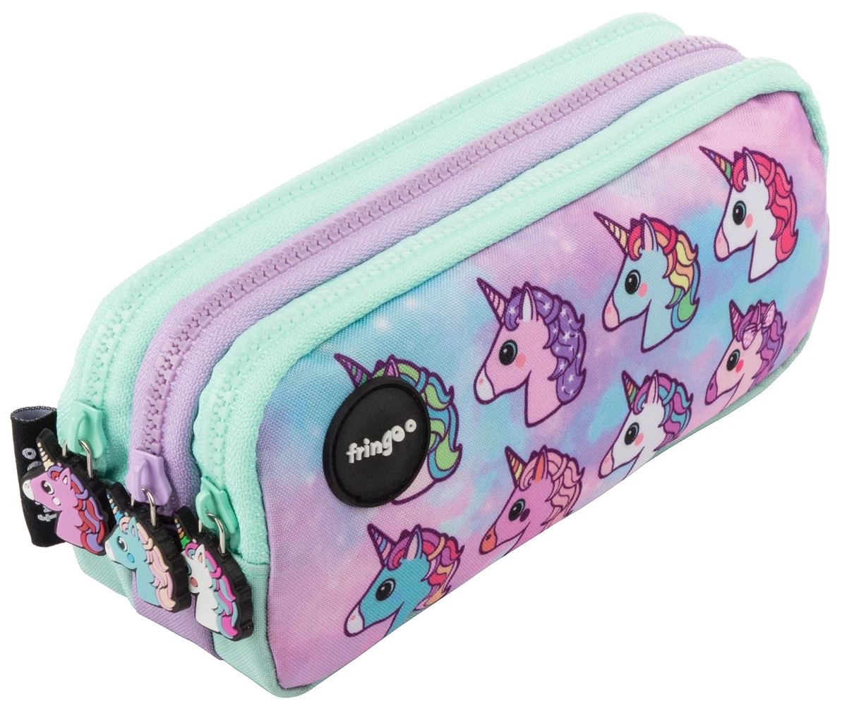 Personalised Kids Pencil Case 2 Compartment Large Stationery Pouch