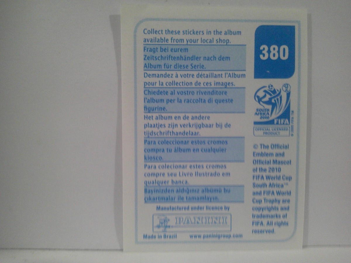 2010 Panini FIFA World Cup South Africa Blue Ba Stickers Yuto