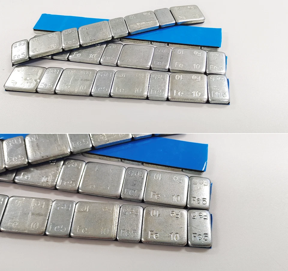 4X60g Adhesivo Stick On Wheel Neumático Equilibrio Pesas Coches Motocicleta Barco EE. UU. Foto 3 de 4