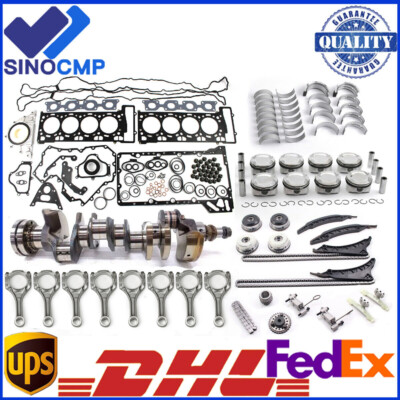 #ad #ad N63 4.4L Engine Rebuild Kit amp; Timing Chain VVT Gears Crankshaft Rods For BMW $255.55