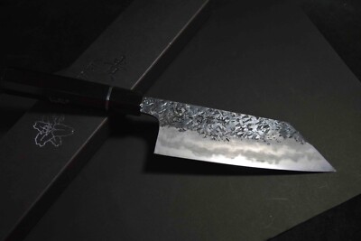 Japanisches Koch-/Küchenmesser Kisuke Manaka blau 1 ENN Bunka 165 mm aus Japan