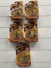 5 2008 Indiana Jones Kingdom of the Crystal Skull 4in Action Figures Hasbro MIB