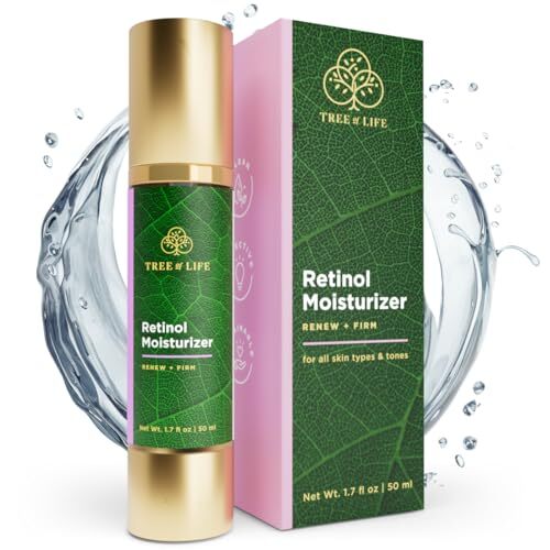 Tree of Life Retinol Facial Moisturizer | Renewing Face Cream with Botanical