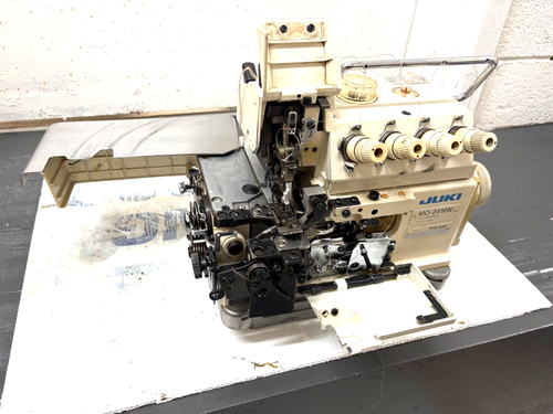 JUKI MO-2416N HIGH SPEED SAFETY STITCH HEAD ONLY INDUSTRIAL SEWING MACHINE - Picture 3 of 7