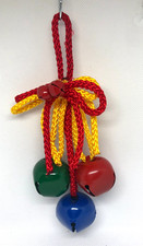Tri-Colored Jingle Bells Red/Yellow Holiday Wall Decoration Christmas Holiday