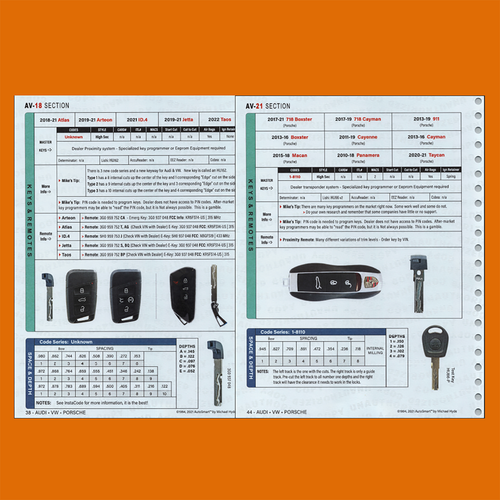 2021 AutoSmart Cars European Book Documents Instructions For Keys Programming - Picture 3 of 10