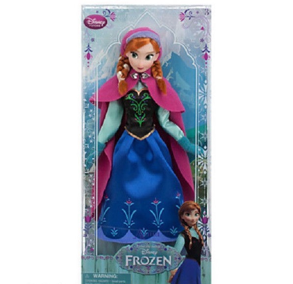 Disney Store Frozen Anna Doll Classic 2014 New