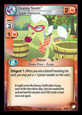 My Little Pony Equestrian Odysseys Granny Smith, Apple Matriarch - 28  C x3  MLP