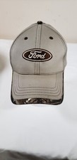 Tan 100 Cotton Ford Hat Used Adjustable