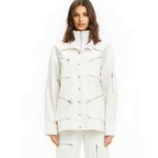 Read Nwt I.am.gia Elevara White Utility Jacket