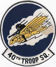 USAF 40th Troop Carrier Squadron Patch S-12