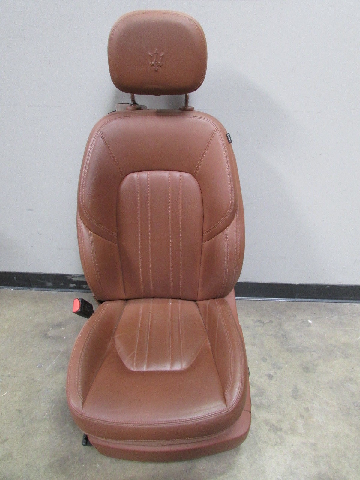 Maserati Ghibli, LH, Left Side Front Seat, Brw, Used, P/N 670020491 