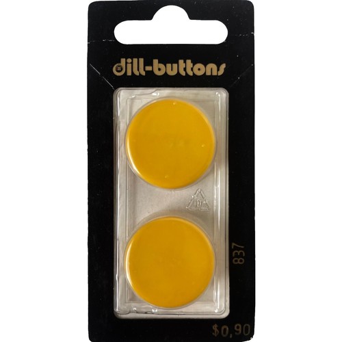 Dill Buttons ~ (1547) - Shank Pineapple Yellow ~ 1