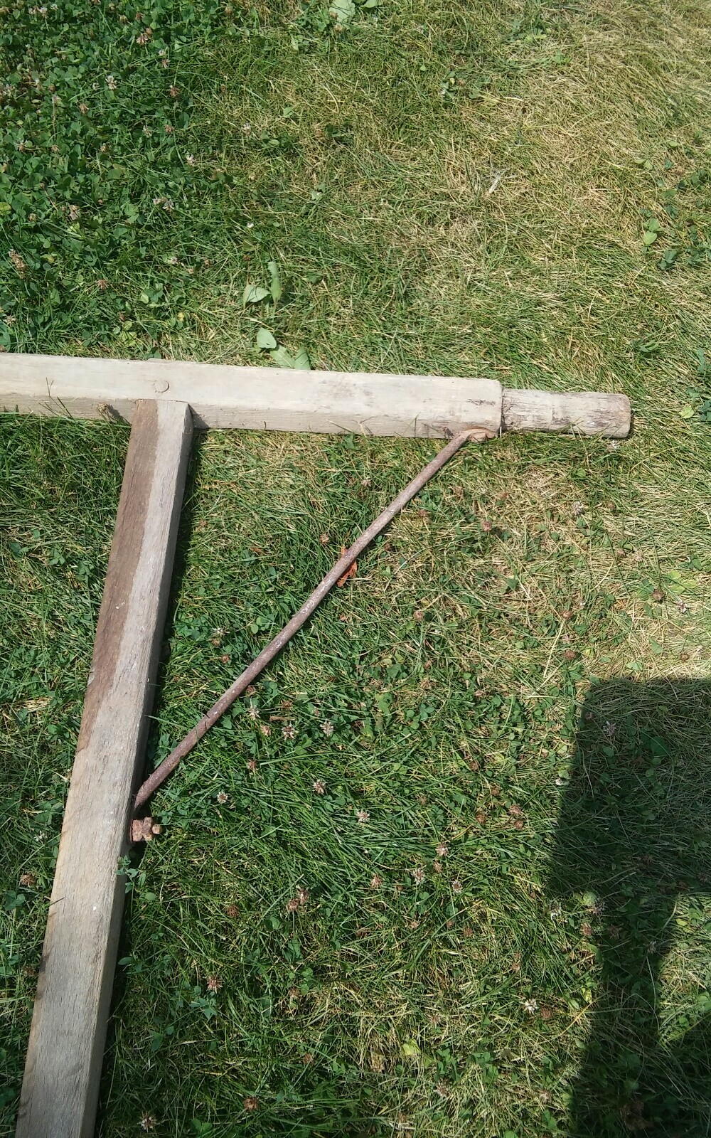 Antique Farm Tool Stirrer 3 Blade Butter Churn? Large Laundry? Unknown