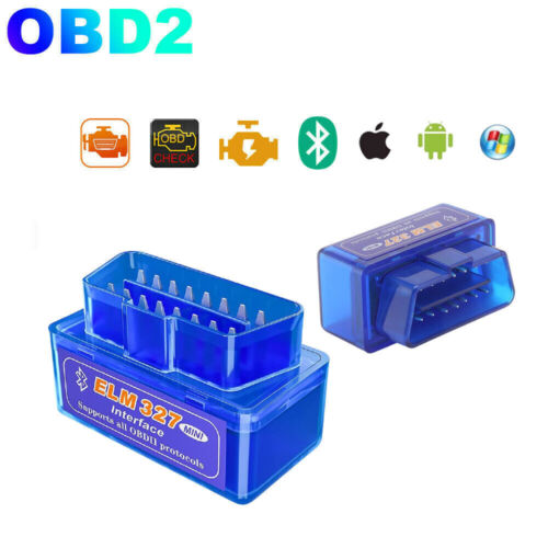 MINI V1.5 OBD2 ELM327 Auto Diagnosegerät Bluetooth OBDII Scanner for Android/ios - Bild 1 von 9