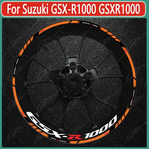 17inch Rim Wheel Decal Sticker Reflective Waterproof For Suzuki GSX-R1000 NEW - Picture 8 of 28