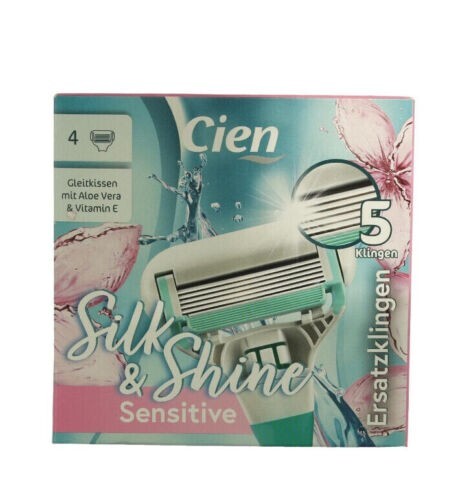 Cien Women Silk & Shine Sensitive  Ersatzklingen 4 er Pack - Bild 1 von 1