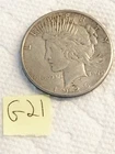 1926 S LIBERTY PEACE SILVER DOLLAR FINE CONDITION LOT #G21