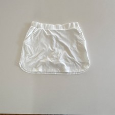 CALIA White Athletic Skort Women's M Tennis Golf Elastic Waist Athletic Fit
