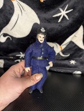 Rare hard plastic Doll, Police Man, NOT HAUNTED, Antique