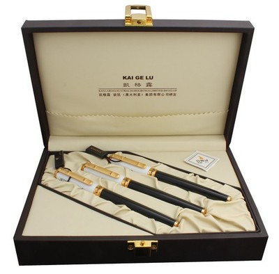 Kaigelu 3 teiliges Schreibset   Rollerball + Füllfederhalter + Kalligrafiefüller