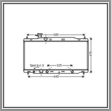 Radiateur Honda CRV