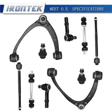 Irontek Front Lower Control Arm Ball Joint Sway Bar for 2007-2013 Chevy GMC 1500