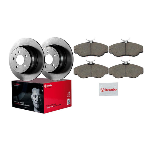 Rotor de freno delantero Brembo 6 y pastillas para Land Rover Discovery 1999-2004 - Imagen 2 de 8