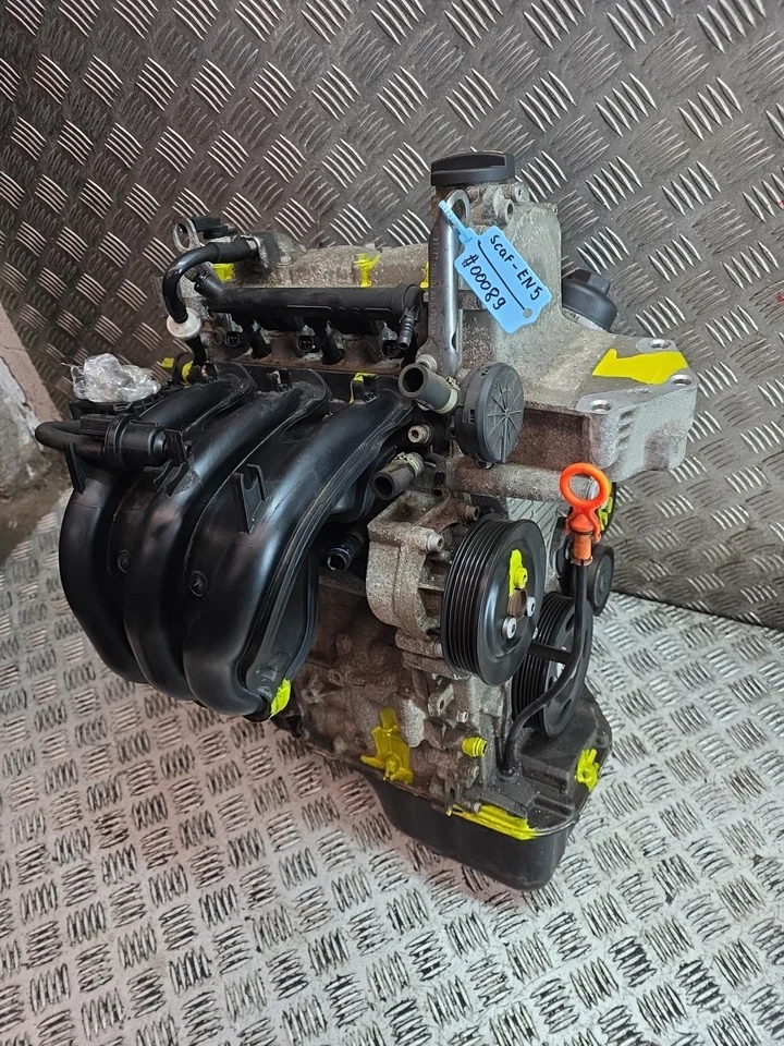 SKODA FABIA MK2 ENGINE BARE 60HP 1.2 PETROL CHF BBM 07-10 72k - Image 4 of 4