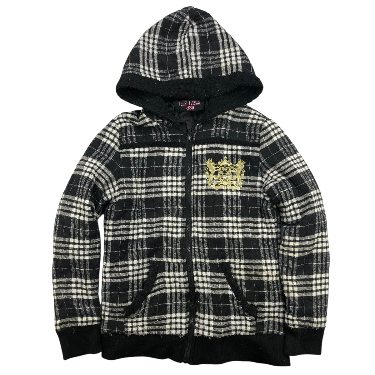 Liz Lisa Doll Plaid Hooded Jacket Sherpa Lined Women S Kawaii | eBay