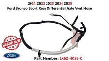 2021-2025 Ford Bronco Sport Rear Differential Axle Vent Hose LX6Z-4022-C
