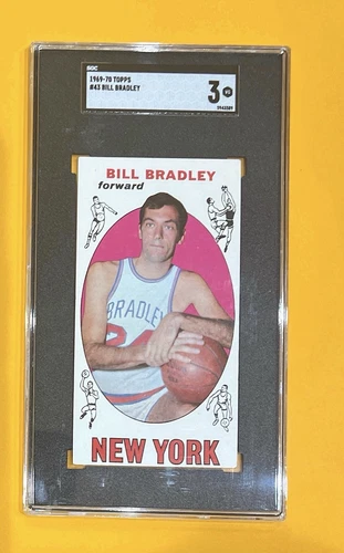 1969-70 Topps - #43 Bill Bradley (RC) - SGC 3