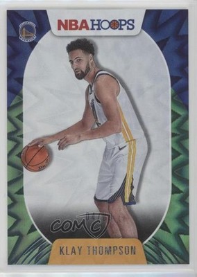2020-21 Panini NBA Hoops Green Explosion 4/89 Klay Thompson #77 04dh