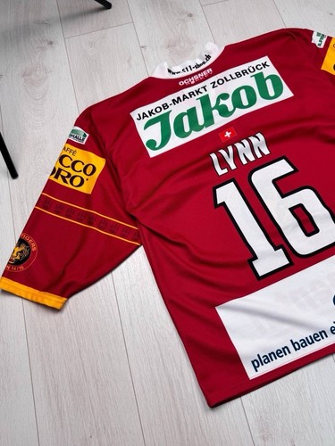SCL TIGERS ICE HOCKEY SHIRT JERSEY #16 LYNN SWITZERLAND - Picture 12 of 16