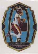 2018 Panini Select Premier Level Light Blue Prizm 83/99 Derrius Guice #145 5jx