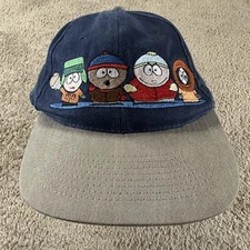 Vintage 1998 South Park Hat Head Start Kyle Stan Cartman Kenny Cap