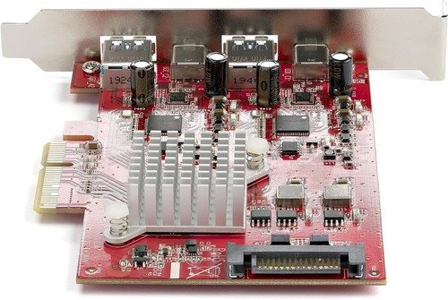 StarTech.com 4-Port USB PCIe Card - 10Gbps USB PCI Express Expansion Card w/ 2 C - 第 3/6 張圖片