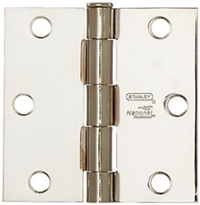 NATIONAL MFG/SPECTRUM BRANDS HHI N830-187 Door Hinge, 3-Inch, Chrome