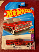 2026 Hot Wheels 44 Layin' Low 2/5 '59 CHEVY IMPALA Red New Near Mint