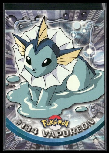 2000 Topps Pokemon TV Animation Edition Series 3 #134 Vaporeon