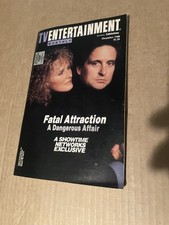 VERY RARE  “TV ENTERTAINMENT” MAGAZINE DECEMBER 1988 “FATAL ATTRACTION” NO LABEL