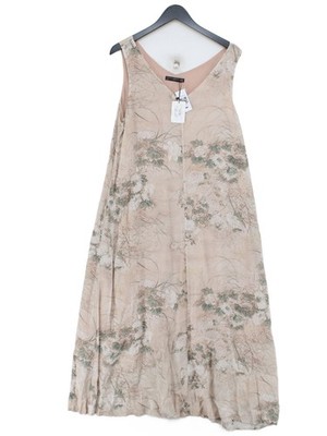 Peruvian Connection Tank Midikleid XXL in Creme