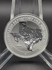 2025 1 Oz .9999 Silver Texas Bullion Depository Round The State Of Texas Friend!
