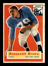 1956 Topps #41 Roosevelt Brown RC GOOD X3654245