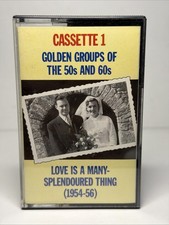 golden groups of the 50s and 60s cassette 1954 To 1956 - Very Rare cassette