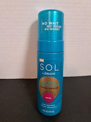 Sol by Jergens Sunless Self Tanner Mousse | Natural Bronze | New